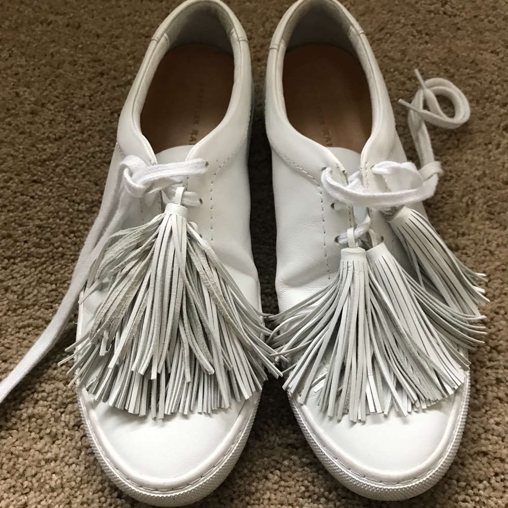 Loeffler Randall Logan Fringe Sneaker 9.5